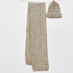 Echarpe torsadée Aran