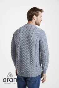 Aran-Rundhalspullover – Bild 5