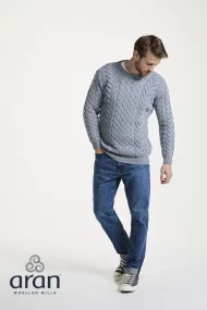 Aran-Rundhalspullover – Bild 7