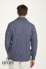 Gemütlicher Aran-Pullover mit Kordelzug – Bild 4