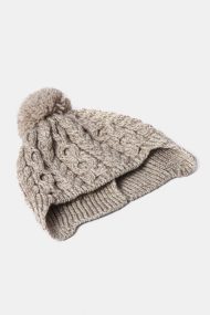 Kindermütze mit Bommel und Ohrenklappen – Bild 2