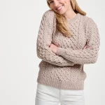 Ladies’ Shaped Aran Sweater