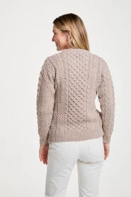 Aran-Pullover im Damenschnitt – Bild 2