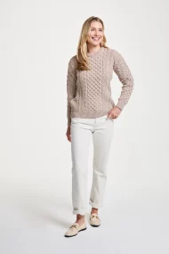 Aran-Pullover im Damenschnitt – Bild 3