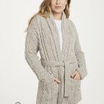 Shawl Neck Belted Cardigan