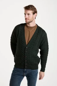 Strickjacke mit V-Ausschnitt