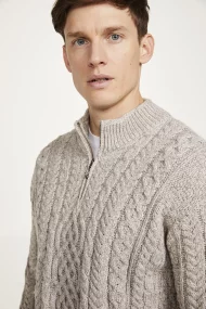 Aran-Troyer mit Viertelreissverschluss – Bild 2