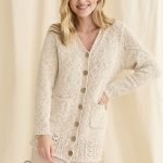 Cotton Linen Long Line Cardigan