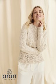 Pullover aus Baumwolle und Leinen - Image 3