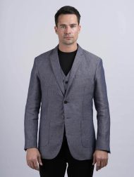 Irish Linen Jacket – Denim