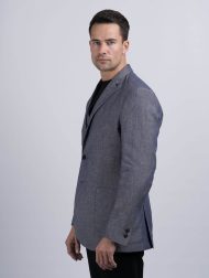 Sakko aus irischem Leinen – Denim - Image 3