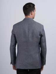 Sakko aus irischem Leinen – Denim - Image 4