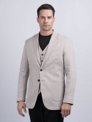 Irish Linen Jacket – Desert