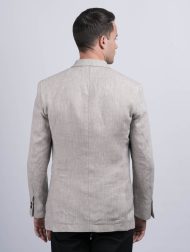 Sakko aus irischem Leinen – Sandfarben - Image 4