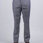 Men’s Irish Linen Trousers – Denim