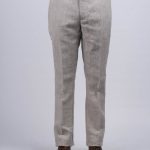 Men’s Irish Linen Trousers – Desert