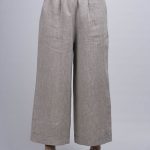 Women’s Irish Linen Trousers – Desert