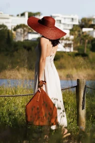 PANAMA Cabas-Tasche – Veloursleder - Image 8