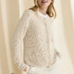 Cotton Linen Cardigan with Links