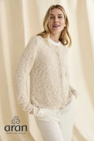 Cotton Linen Cardigan with Links