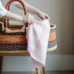 Lambswool Baby Blanket – Pink Check