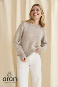 Plain Crew Neck Sweater – Toast Oat