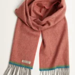 Lambswool Scarf – Terracotta