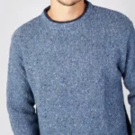 Roundstone Round Neck Sweater – Denim Blue