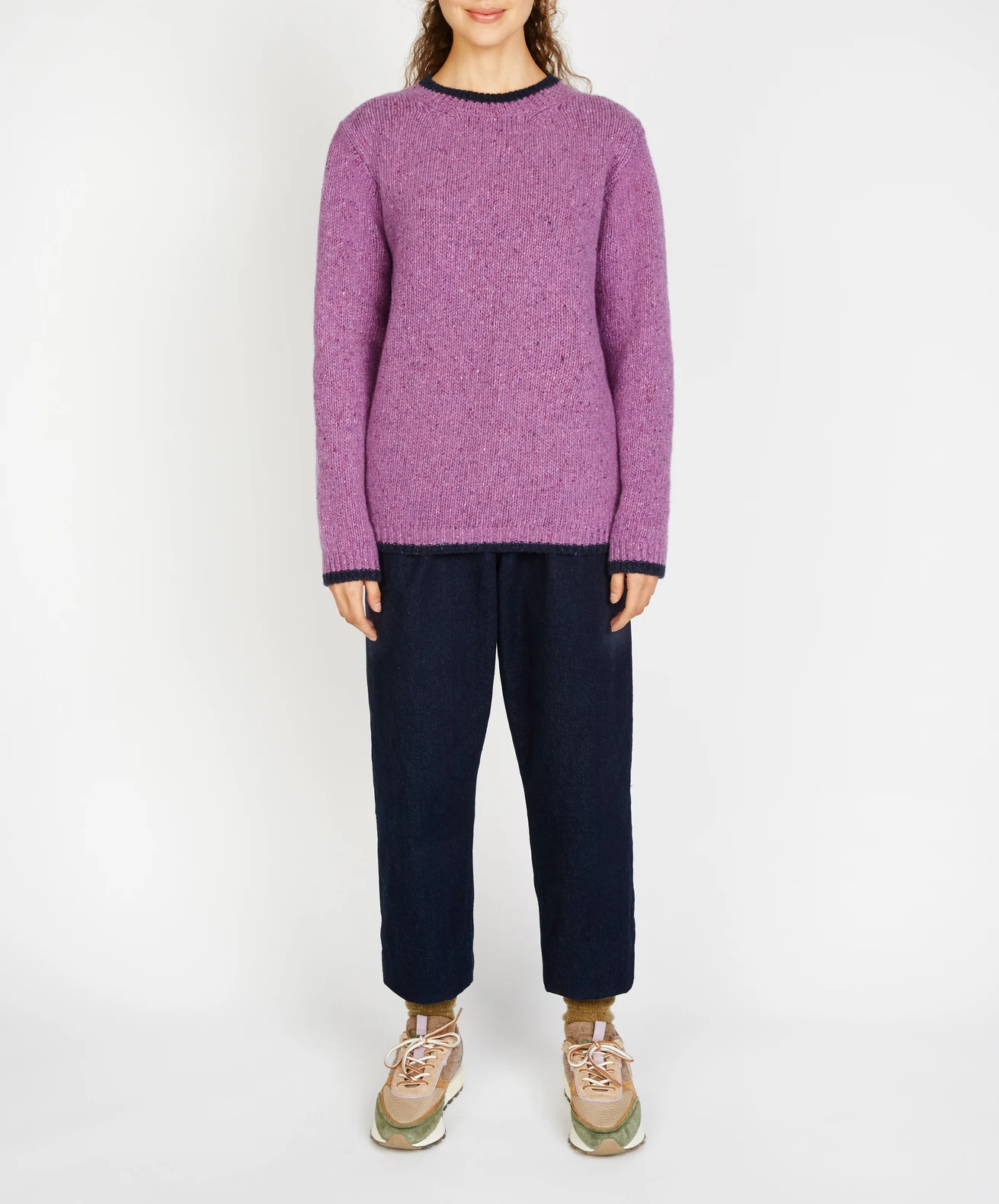 Slaney_Crew_Neck_Sweater_Women_Orchid_Original_3 Rundhalspullover «Slaney» – Lila – Bild 1