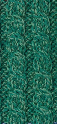 Klassischer Aran-Pullover – Kiwigrün (Unisex) – Bild 2