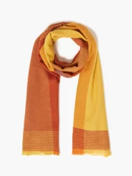 Schal aus superweicher Merinowolle – Gelb und ockerfarben – Bild 2
