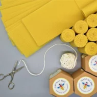 Kit zur Herstellung von Bienenwachskerzen – Bild 2
