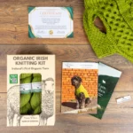 Bio-Strickset «Madra» Hundemantel – Tannengrün