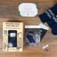 Bio-Strickset «Mara» Socken – Basaltgrau