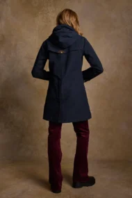 Wasserdichte Reitjacke «Una», von hinten in Gross fotografiert